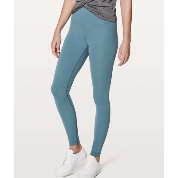 lululemon athletica Pants - Wunder Under High Rise Tight 28" Persian Blue